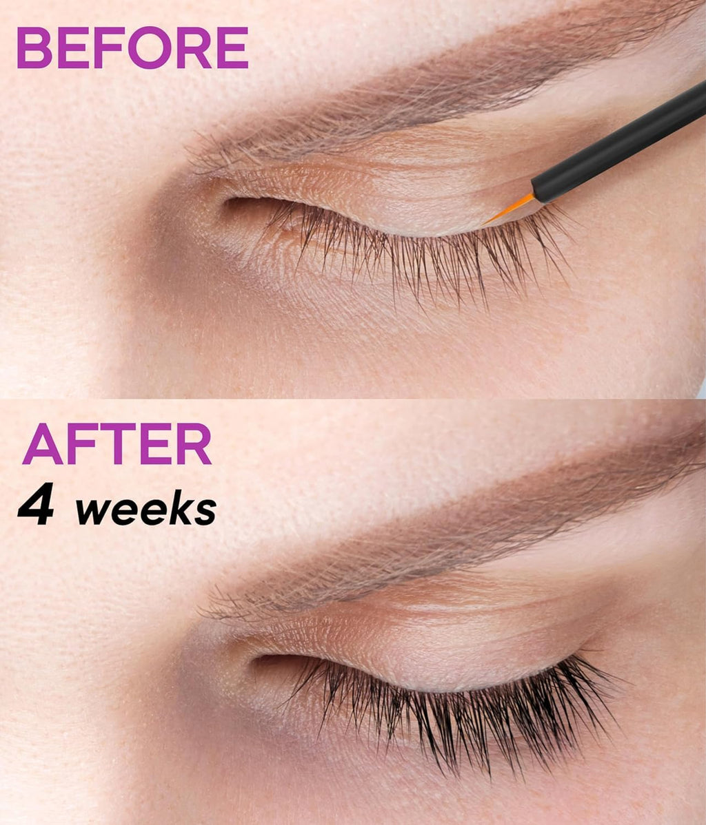 Lash Shampoo 100Ml+ Eyelash Growth Serum Eye Makeup Remover + Lash Serum for Eyelash Growth and Thickness/Lash Cleaning Kit of Lash Cleanser + Brush & Eyelash Serum to Grow Lashes… - Puck's