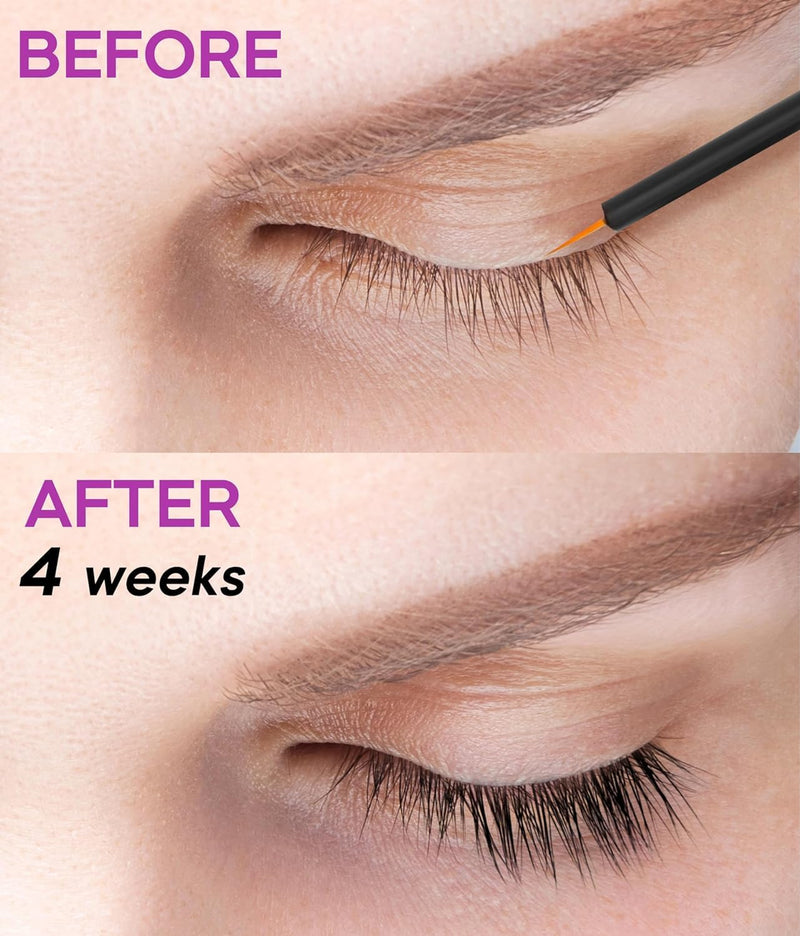 Lash Shampoo 100Ml+ Eyelash Growth Serum Eye Makeup Remover + Lash Serum for Eyelash Growth and Thickness/Lash Cleaning Kit of Lash Cleanser + Brush & Eyelash Serum to Grow Lashes… - Puck's