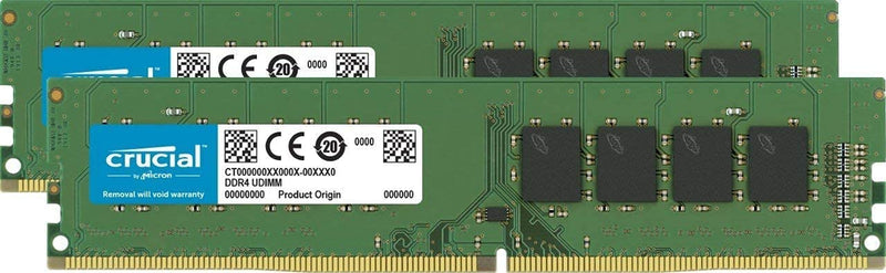 Crucial RAM 32GB Kit (16Gbx2) DDR4 3200Mhz CL22 (Or 2933Mhz or 2666Mhz) Desktop Memory CT2K16G4DFD832A - Puck's