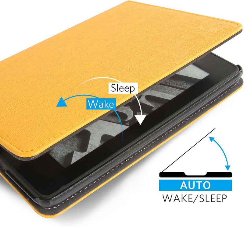 Case for Kindle Paperwhite - All New PU Leather Cover with Auto Sleep Wake Feature for Kindle Paperwhite Signature Edition and Kindle Paperwhite 11Th Generation 2021 Released - Puck's