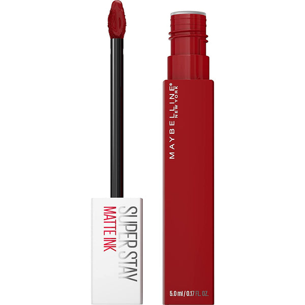 Super Stay Matte Ink Liquid Lipstick Makeup, Long Lasting High Impact Color & Color Sensational Lipstick, Lip Makeup, Matte Finish, Hydrating Lipstick, Nude, Pink, Red - Puck's