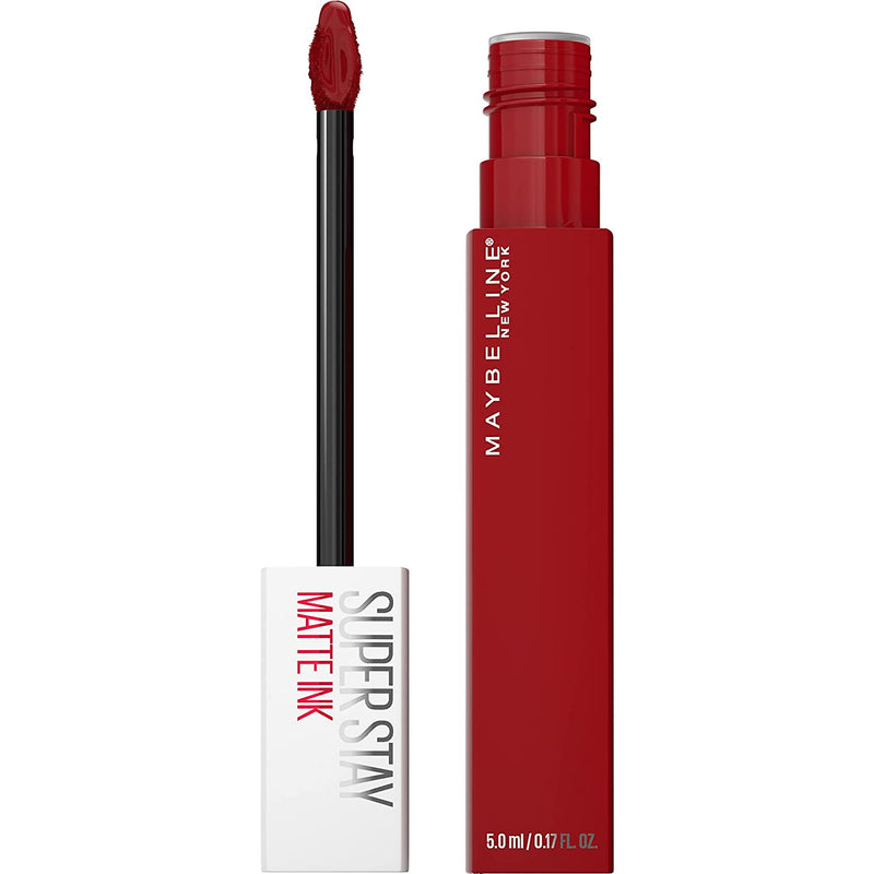 Super Stay Matte Ink Liquid Lipstick Makeup, Long Lasting High Impact Color & Color Sensational Lipstick, Lip Makeup, Matte Finish, Hydrating Lipstick, Nude, Pink, Red - Puck's