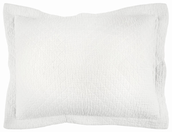 White Checkered King Quilt-0