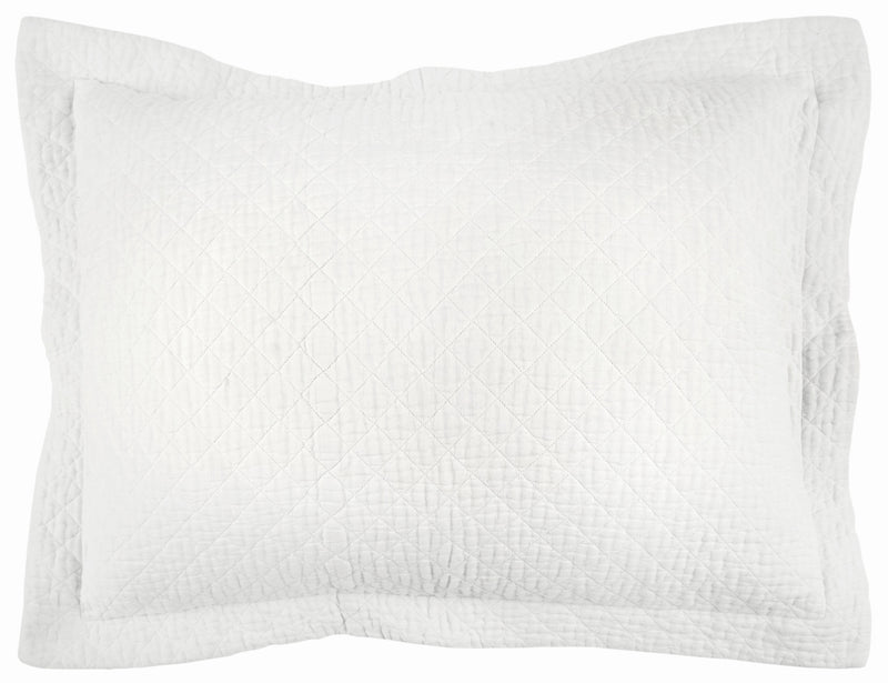 White Checkered King Quilt-0