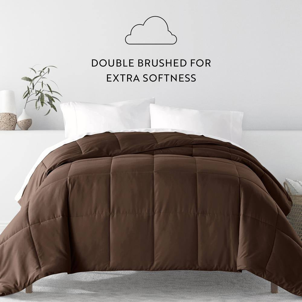 Performance Chocolate Solid King Comforter