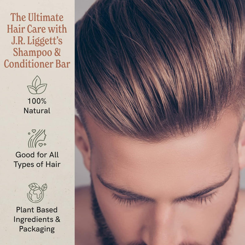 New Conditioner Bar 1.75Oz + Two Moisturizing Formula Shampoo Bars 3.5Oz Bundle | All-Natural Ingredients for Hair Clean, Soft, Tangle-Free | Eco-Friendly Biodegradable Made in the USA - Puck's