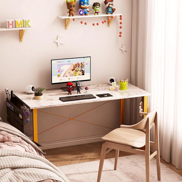 48 Inch Computer Bureau, Schrijfbureau Home Office Bureau PC Studietafel, Werkbureau W - Puck's