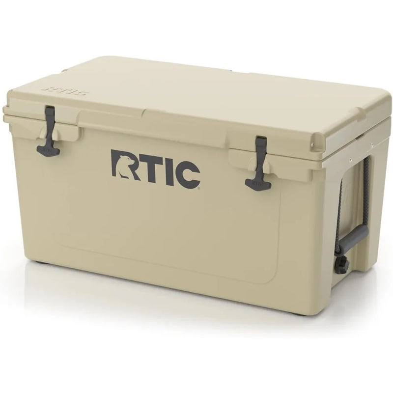 65 QT Ultra-Tough Cooler Hard Insulated Ice Chest Box for Beach, Drink, Beverage, Camping, Picnic, Fishing, Boat, Barbecue