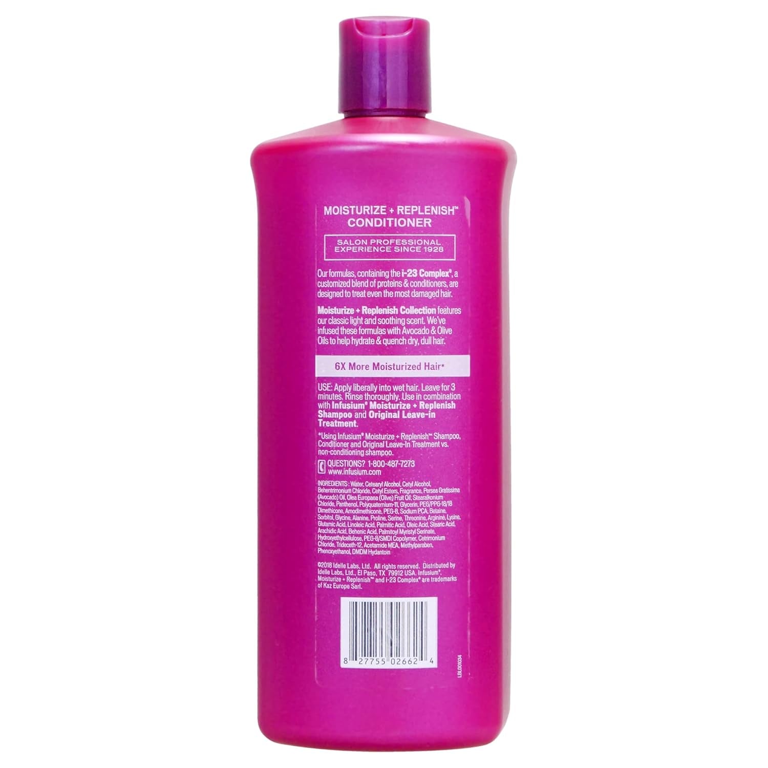 Moisturize and Replenish Conditioner - Hair Conditioner for Dry Hair - with Avocado and Olive Oils - Conditioner for Women - 1 L - Puck's