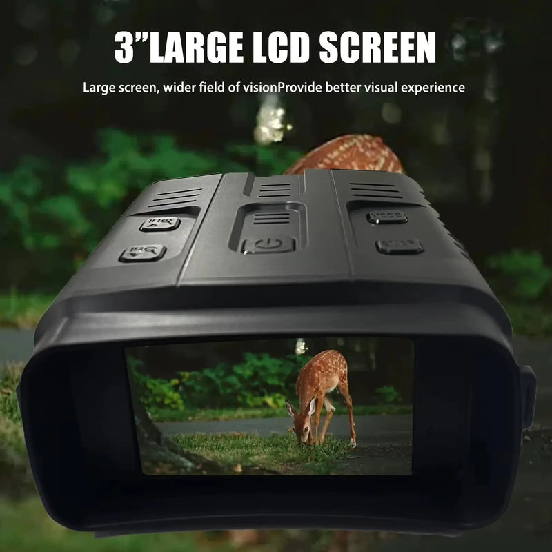 4K Night Vision Binocular Device 10X Digital Zoom Full Dark 800M Infrared Wifi Telescope for Hunting Camping Video Record - Puck's