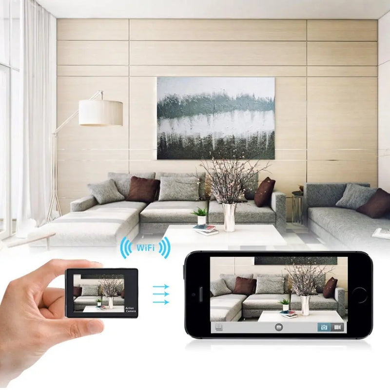 4K  Waterproof All Digital UHD WiFi Camera + RF Remote And Accessories - Puck's