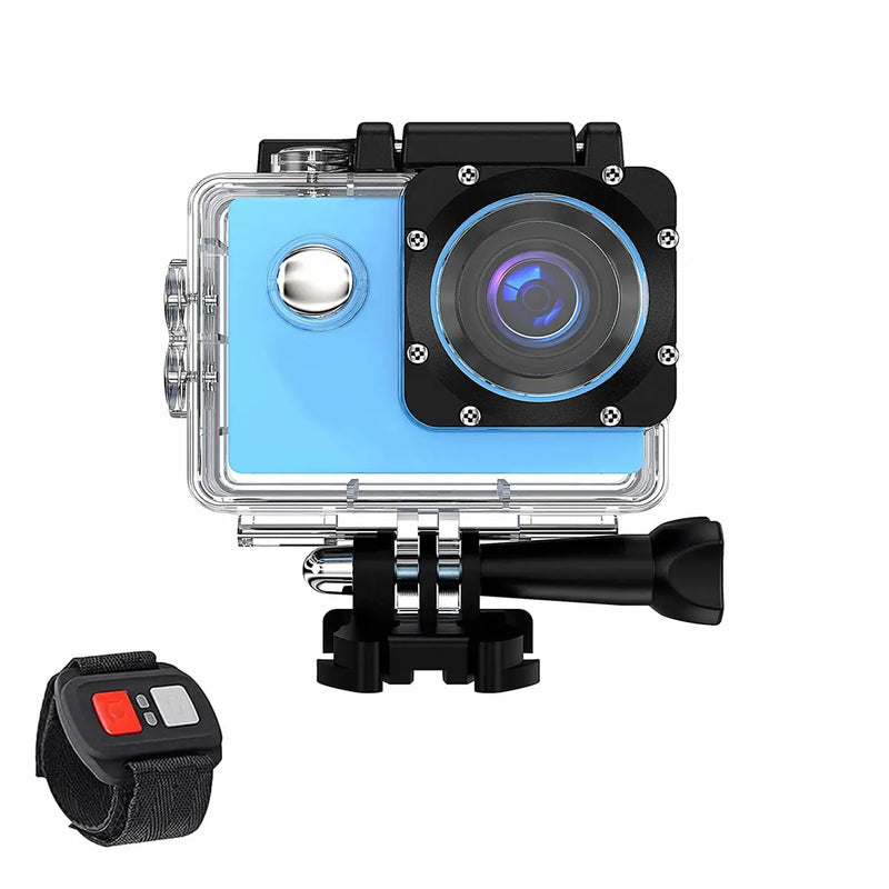 4K  Waterproof All Digital UHD WiFi Camera + RF Remote And Accessories - Puck's