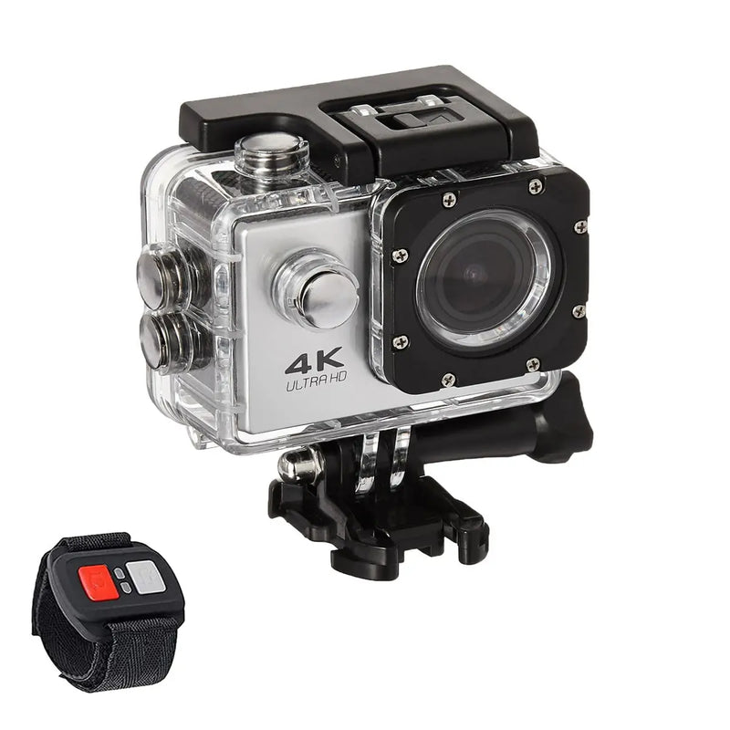 4K  Waterproof All Digital UHD WiFi Camera + RF Remote And Accessories - Puck's