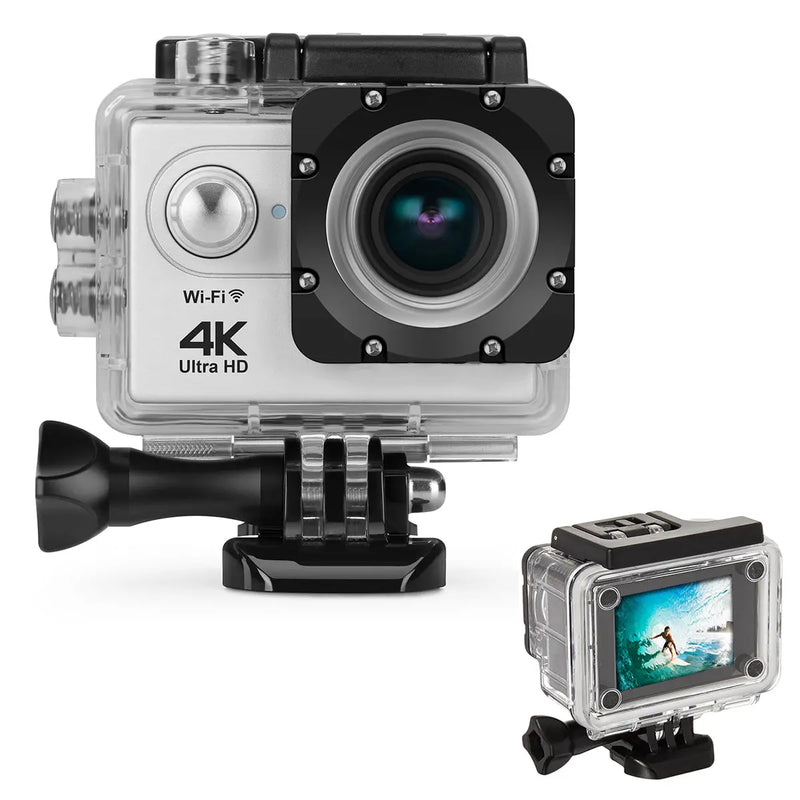 4K  Waterproof All Digital UHD WiFi Camera + RF Remote And Accessories - Puck's