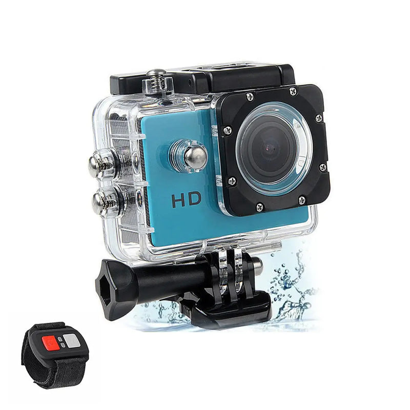 4K  Waterproof All Digital UHD WiFi Camera + RF Remote And Accessories - Puck's
