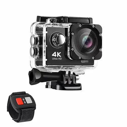 4K  Waterproof All Digital UHD WiFi Camera + RF Remote And Accessories - Puck's