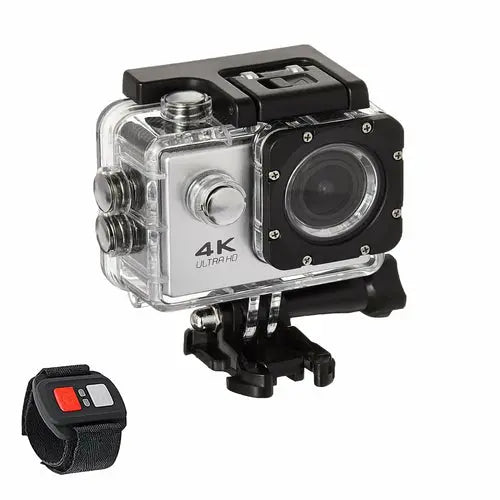 4K  Waterproof All Digital UHD WiFi Camera + RF Remote And Accessories - Puck's