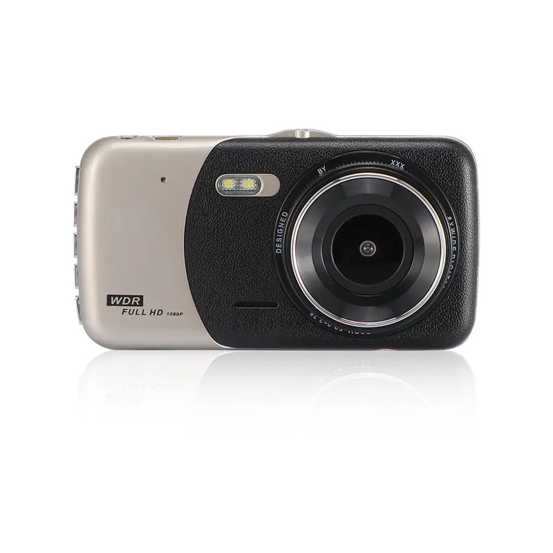 4" Dual Lens 1080P FHD 1.0MP Dash Camera Car DVR - Puck's