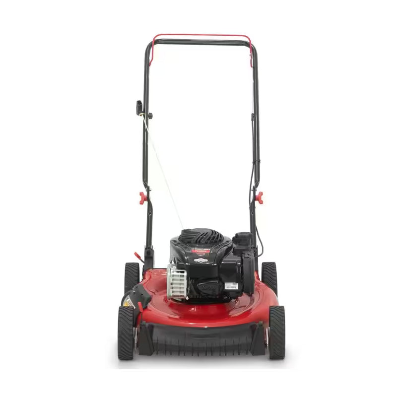 21 In. 140 Cc Briggs and Stratton Gas Walk behind Push Lawn Mower with Mulching Kit Included - Puck's
