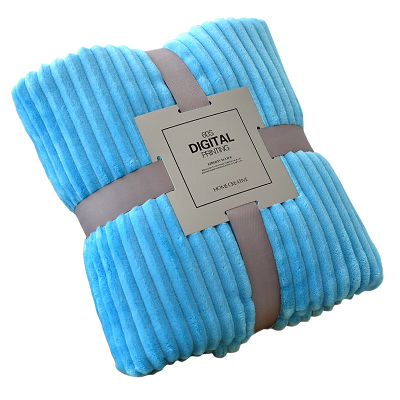 Warm Soft Flannel Bedspread Hugging Blanket Suitable for Sofa Bed Coral Fluffy Blankets Home Textile Sofa Throw Blanket 100X70Cm - Puck's