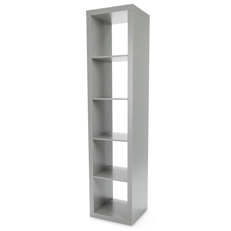 5-Cube Vertical Storage Organizer, Gray - Puck's