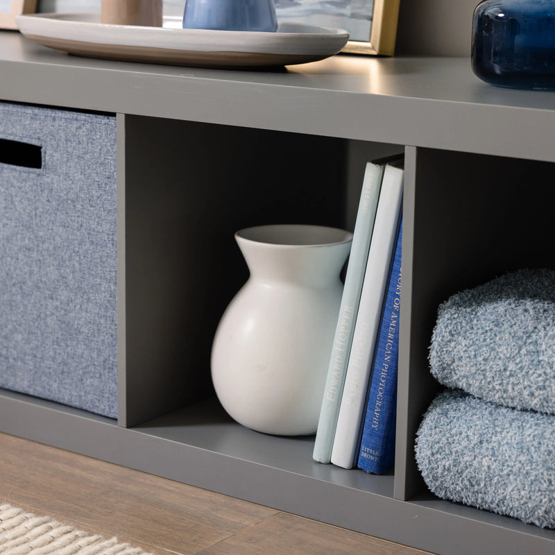 5-Cube Vertical Storage Organizer, Gray - Puck's