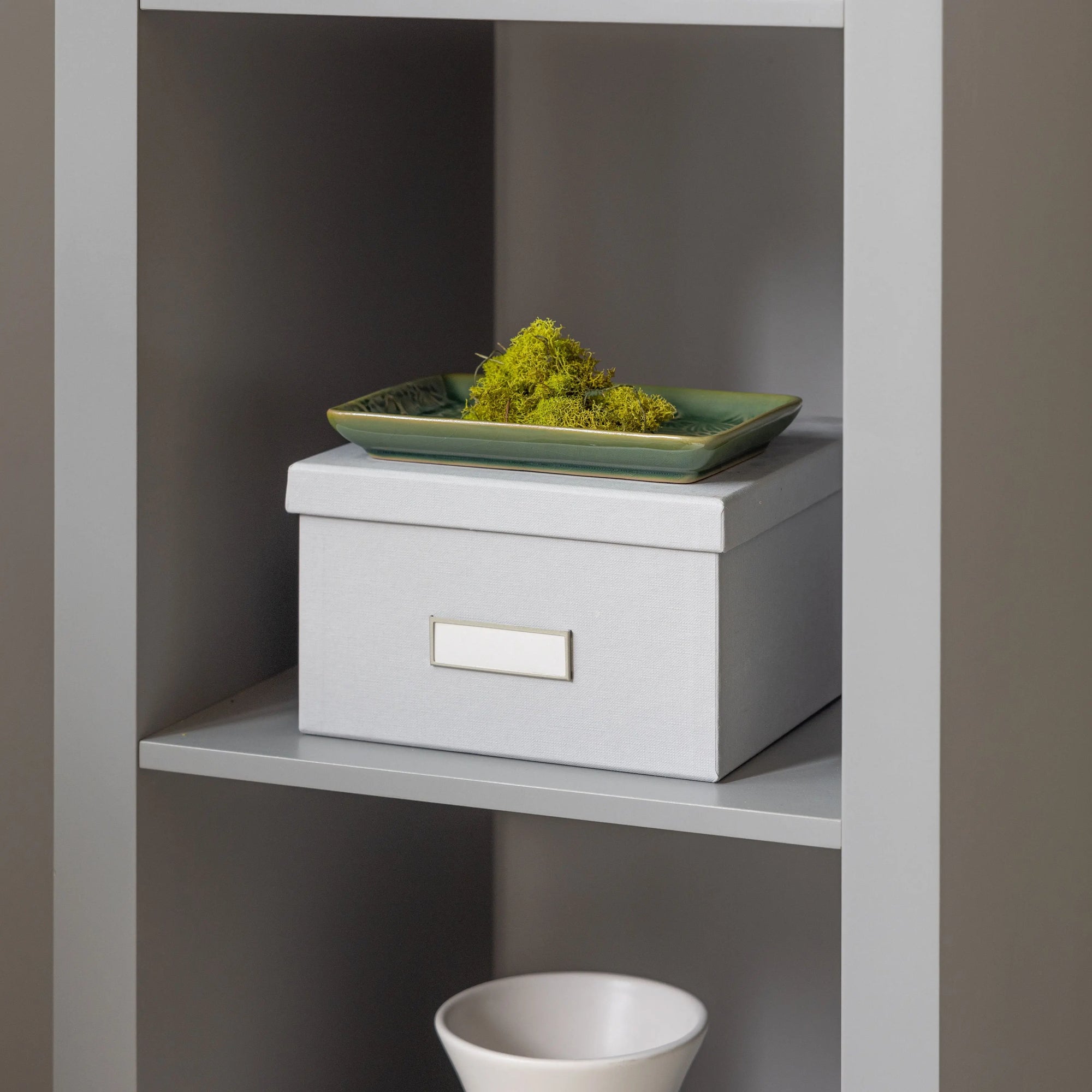 5-Cube Vertical Storage Organizer, Gray - Puck's
