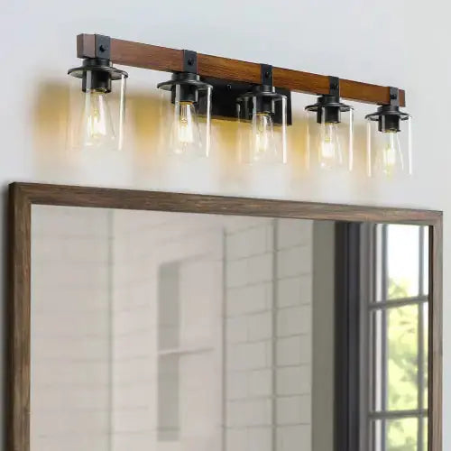 5 Lamps Farmhouse Dresser Lamps Rustic Bathroom Lamps Bathroom Wall Lamps - No Bulbs Unavailable Platforms- Temu - Puck's