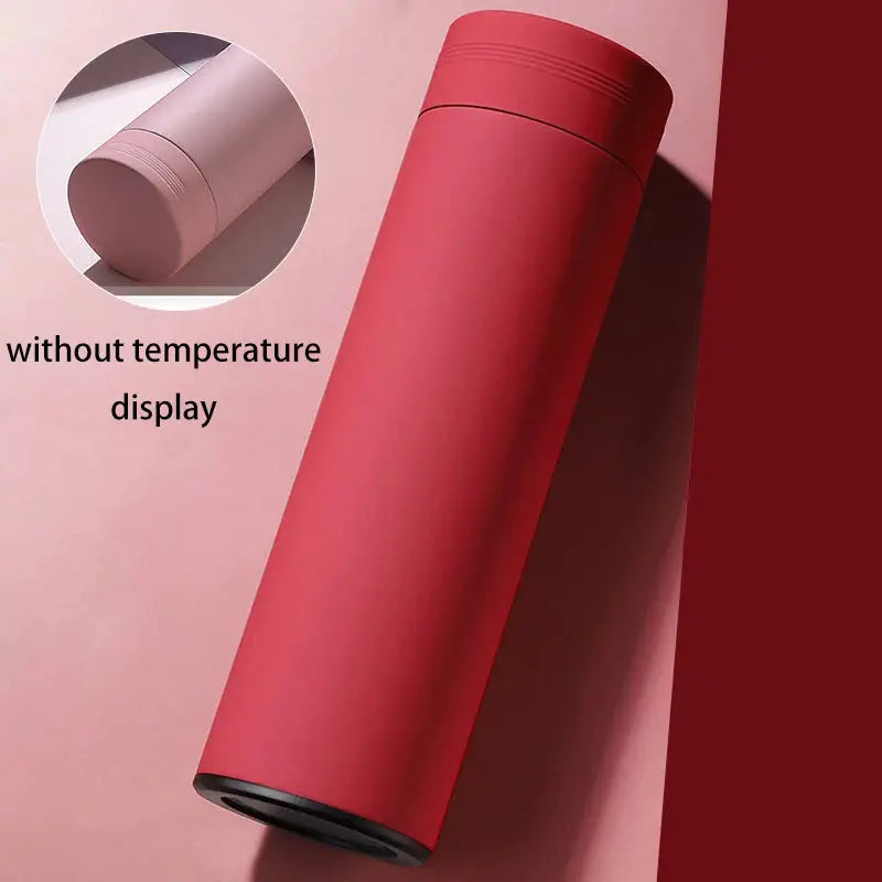 500Ml Smart Water Bottle Stainless Steel Thermos Temperature Display Leakproof Vacuum Flasks Coffee Cup Milk Mug Christmas Gift - Puck's