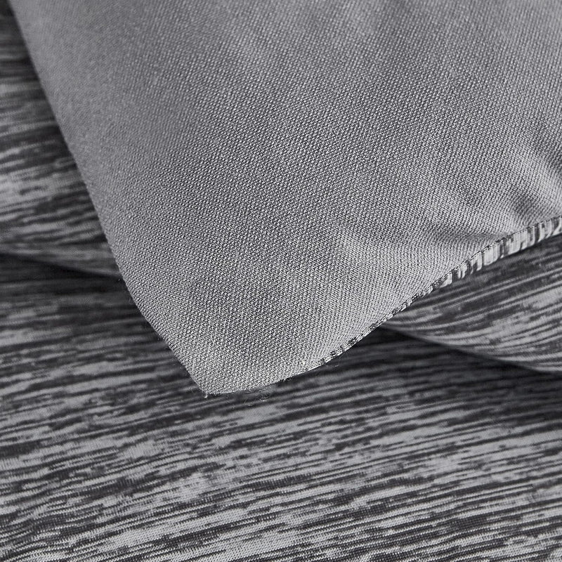 Grey King Comforter Set, 3 Pieces Reversible Cooling & Breathable Comforter, Lightweight All Season down Alternative Bedding Comforter Set (106"X90") - Puck's