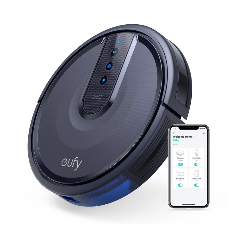 25C Wi-Fi Connected Robot Vacuum, Great for Picking up Pet Hairs, Quiet, Slim - Puck's