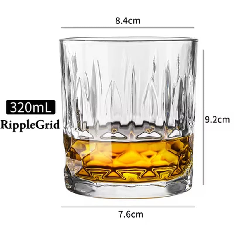 Whiskey Glasses,Scotch Glasses,Old Fashioned Whiskey Glasses/Perfect Gift for Scotch Lovers/Style Glassware for Bourbon/Rum - Puck's
