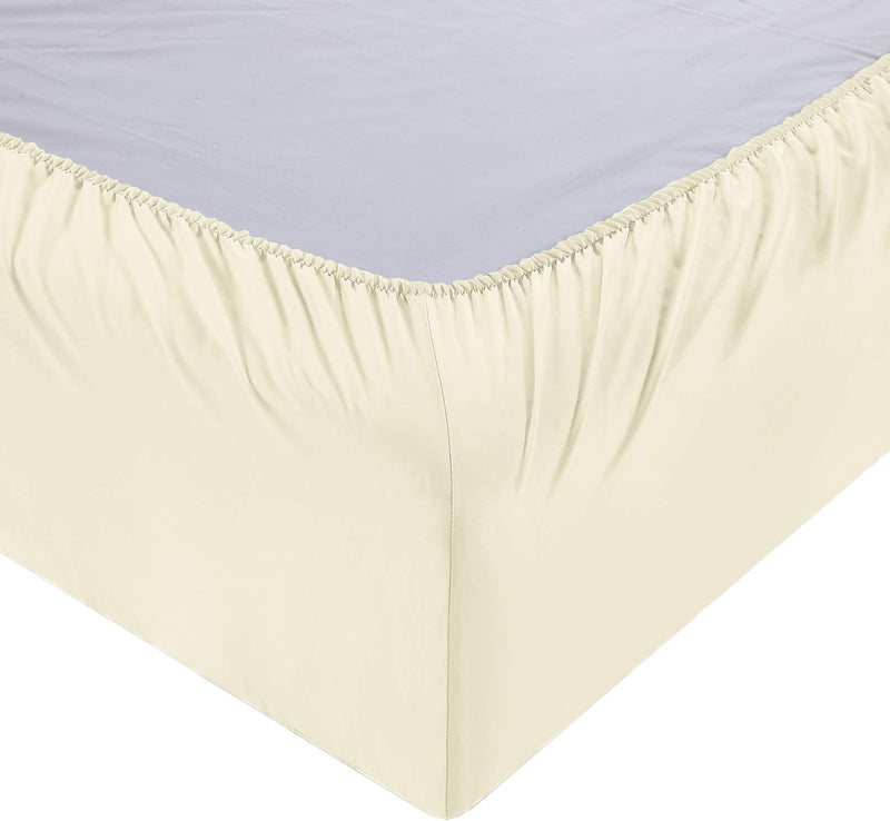 Viscose Sheet Set - Full Size, 100% Rayon Made from Bamboo,4 Piece Set with Deep Pockets up to 18 Inches - Luxuriously Soft, Cooling, and Silky Sateen Weave - Ivory (Full) - Puck's