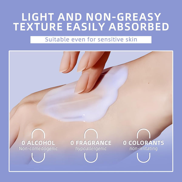 The Dewy Moisturizer Cream Anti-Aging Face Moisturizer Dewy Skin Cream for Women with Purple Rice & Hyaluronic Acid for Radiant, Hydrated Skin 50Ml/1.7 Fl Oz - Puck's