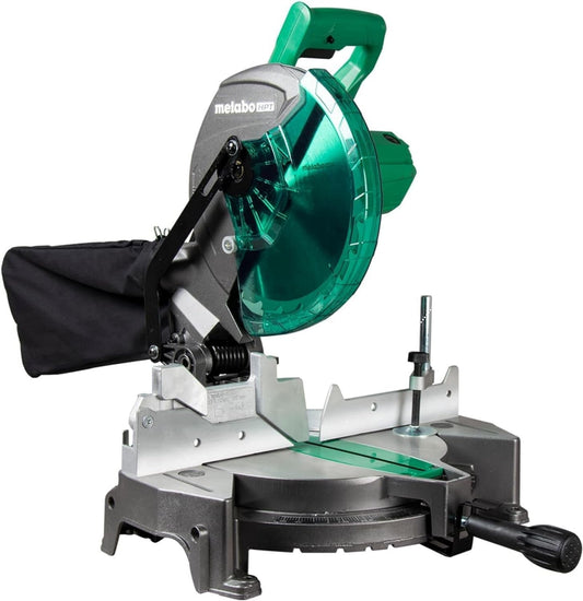 10-Inch Compound Miter Saw, 15-Amp Power Saw with Large 10-Inch Table, Precision Miter Angles, Single Bevel 0-45°, 24T TCT Blade, Positive Stops, Lightweight Design, C10FCGS - Puck's Puck's