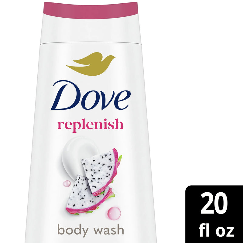 Replenishing Body Wash for Women Dragon Fruit and Coconut Cream, 20 Oz