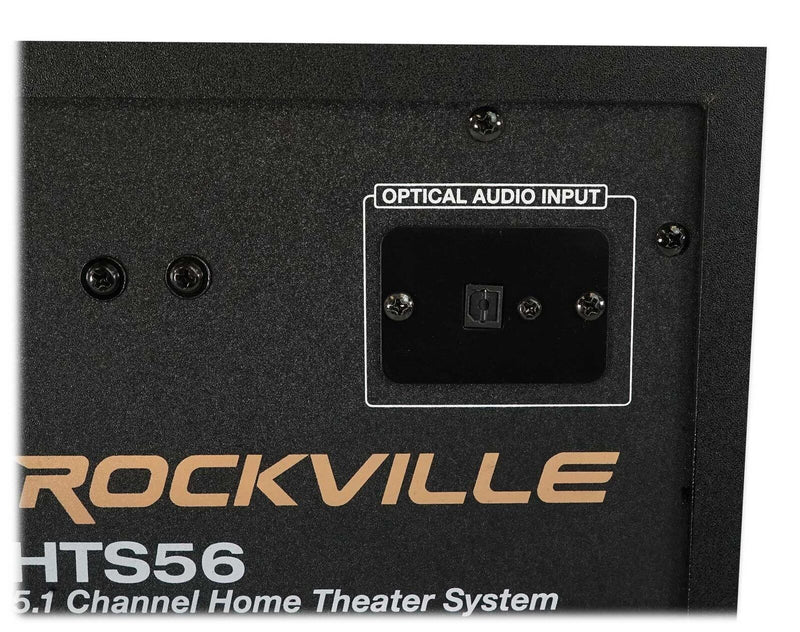 Rockville HTS56 1000W 5.1 Channel Home Theater System/Bluetoo - Puck's