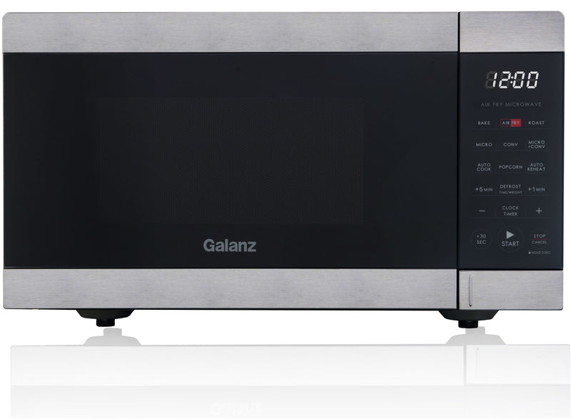0.9 Cu Ft Air Fry Countertop Microwave, 900 Watts, Stainless Steel, New - Puck's