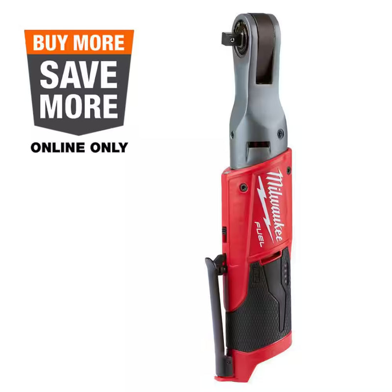 M12 FUEL 12V Lithium-Ion Brushless Cordless 3/8 In. Ratchet (Tool-Only) - Puck's