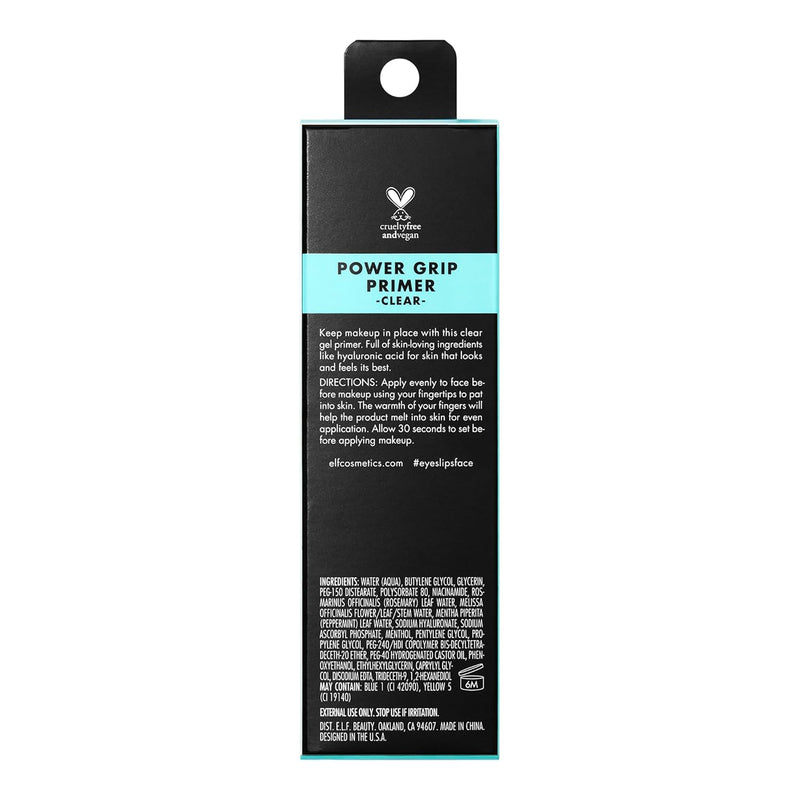 Power Grip Primer, Gel-Based & Hydrating Face Primer for Smoothing Skin & Gripping Makeup, Moisturizes & Primes, 0.811 Fl Oz (24 Ml.) - Puck's