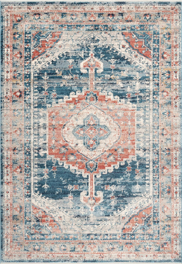 Derya Perzisch Vintage Vloerkleed, 12' X 16', Blauw - Puck's