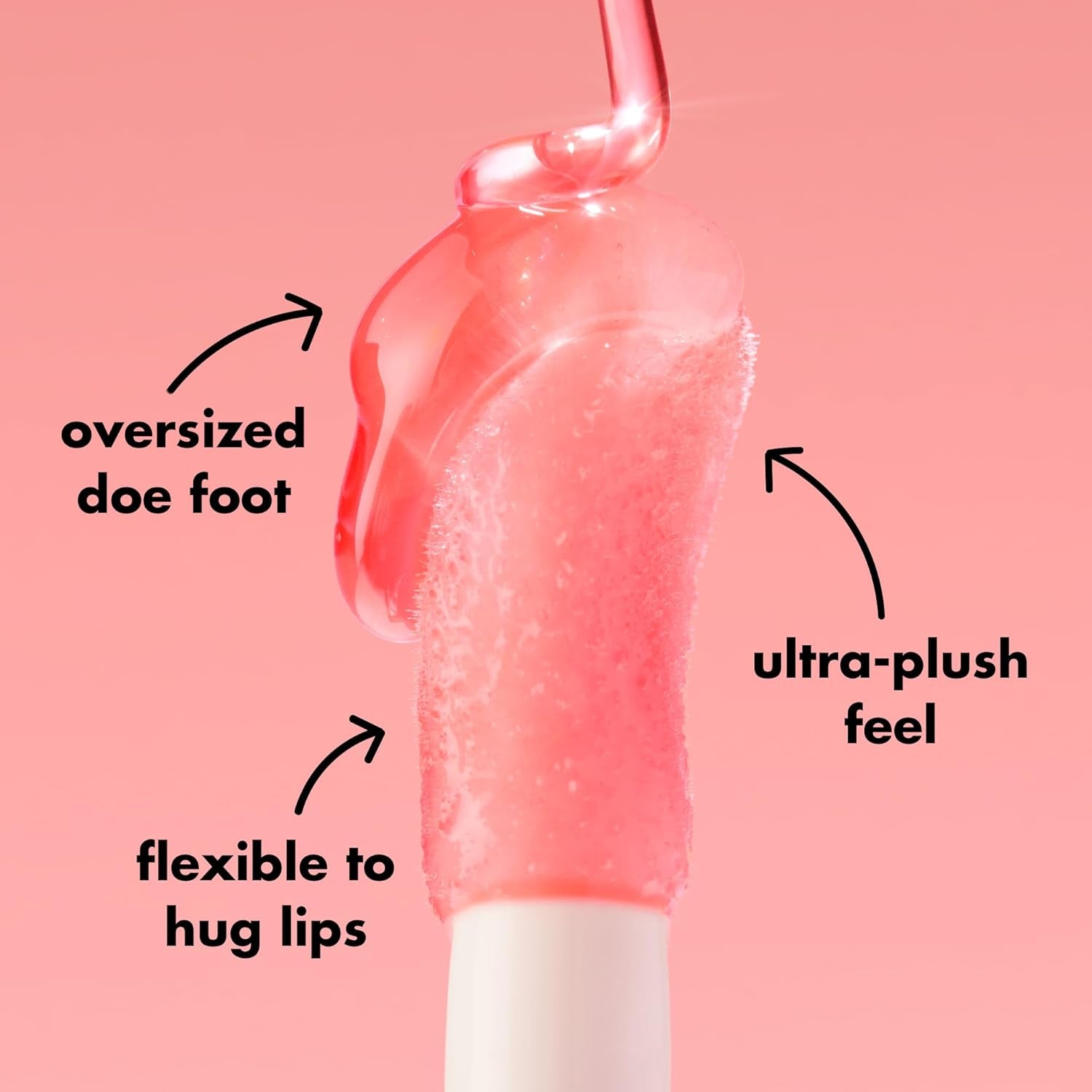 Glow Reviver Lip Oil, Nourishing Tinted Lip Oil for a High-Shine Finish, Infused with Jojoba Oil, Vegan & Cruelty-Free, Red Delicious - Puck's