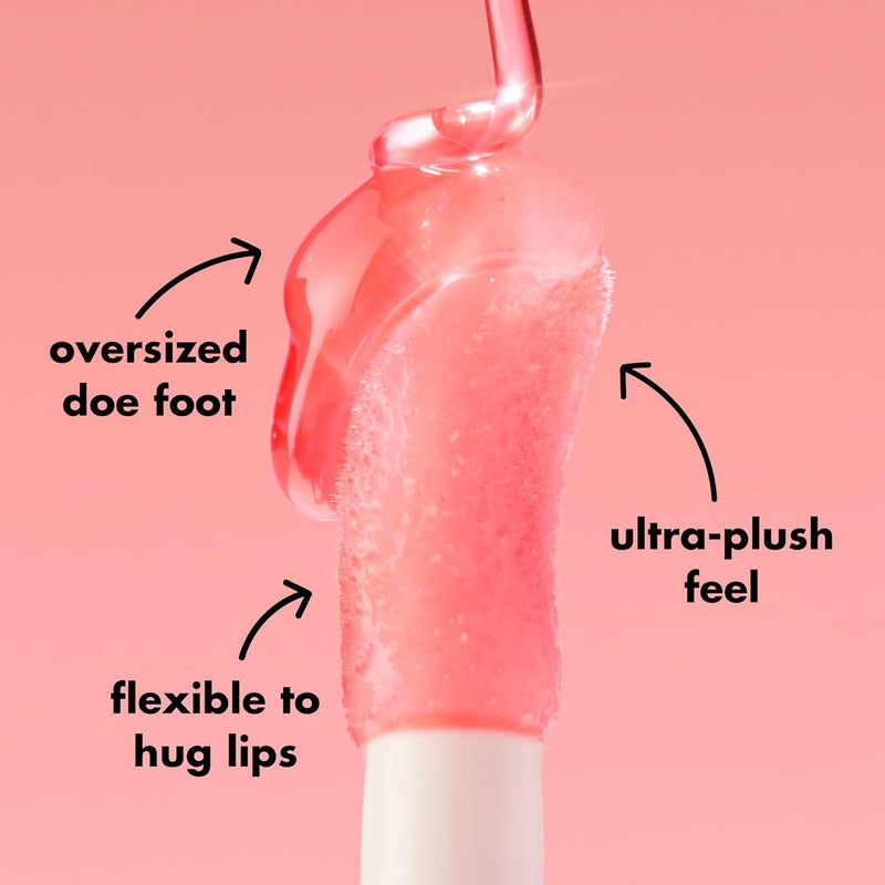 Glow Reviver Lip Oil, Nourishing Tinted Lip Oil for a High-Shine Finish, Infused with Jojoba Oil, Vegan & Cruelty-Free, Rose Envy - Puck's