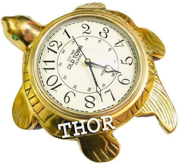 Vintage Style Handmade Tor Toys Wall Clock Old Town Nautical Home Decor 6" - Puck's