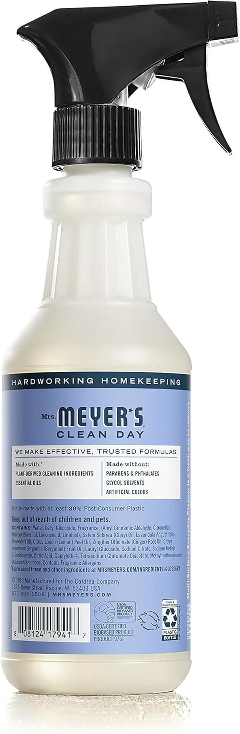 Mrs. Meyer'S All-Purpose Cleaner Spray, Bluebell, 16 Fl. Oz - Pack of 3 - Puck's