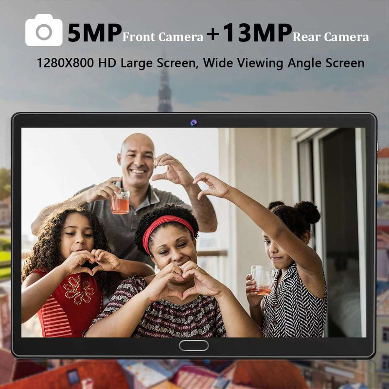 Android 13 Tablet 10 Inch Tablet with Keyboard Wireless Mouse Stylus,4G Phone Tablet,Octa Core Processor 1280X800 IPS Tablet/4Gb RAM 64GB ROM/13MP+5MP Camera Bluetooth Wifi Tablet,2024 Latest Tablet - Puck's