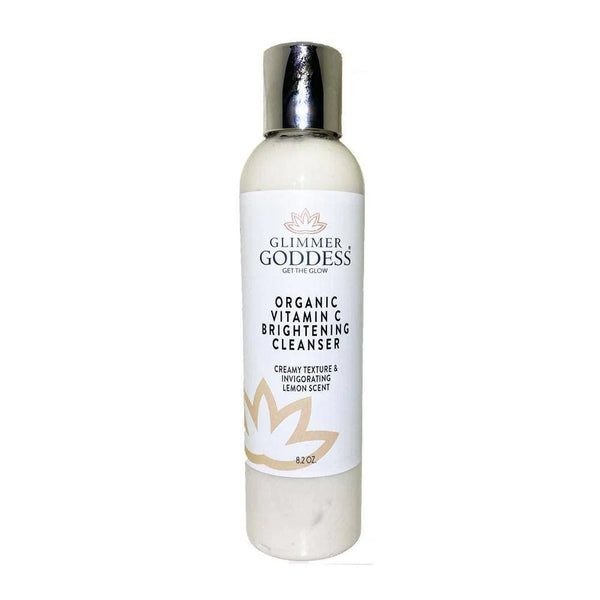 Organic anti Aging Facial Cleanser with Vitamin C and E 8 Oz Brightening Effect - Puck's