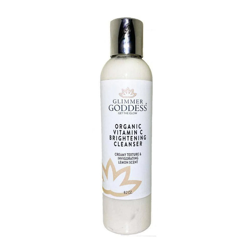 Organic anti Aging Facial Cleanser with Vitamin C and E 8 Oz Brightening Effect - Puck's