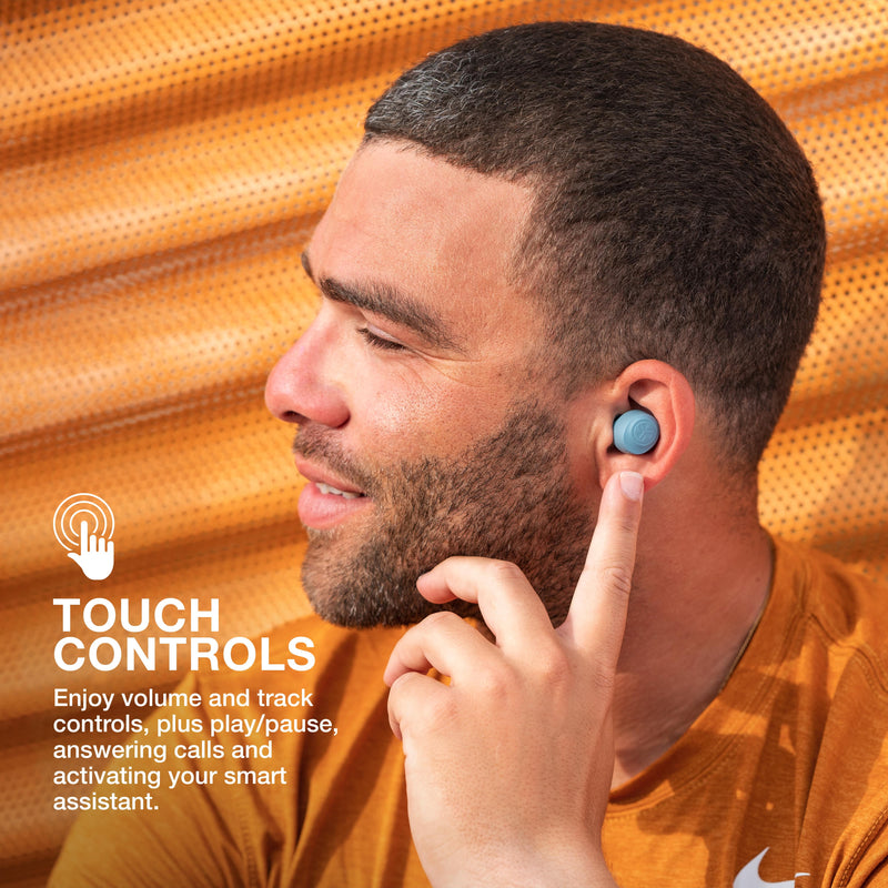 Go Air Pop True Wireless Earbuds W/ Charging Case, Slate - Puck's