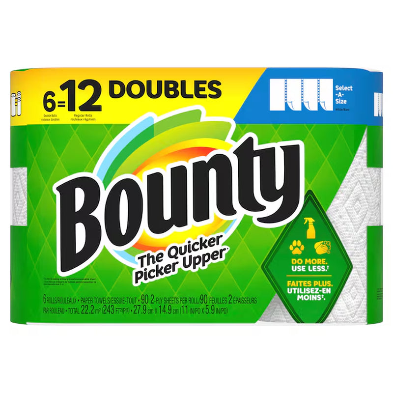 Doubles Select-A-Size 6 -Count Paper Towels
